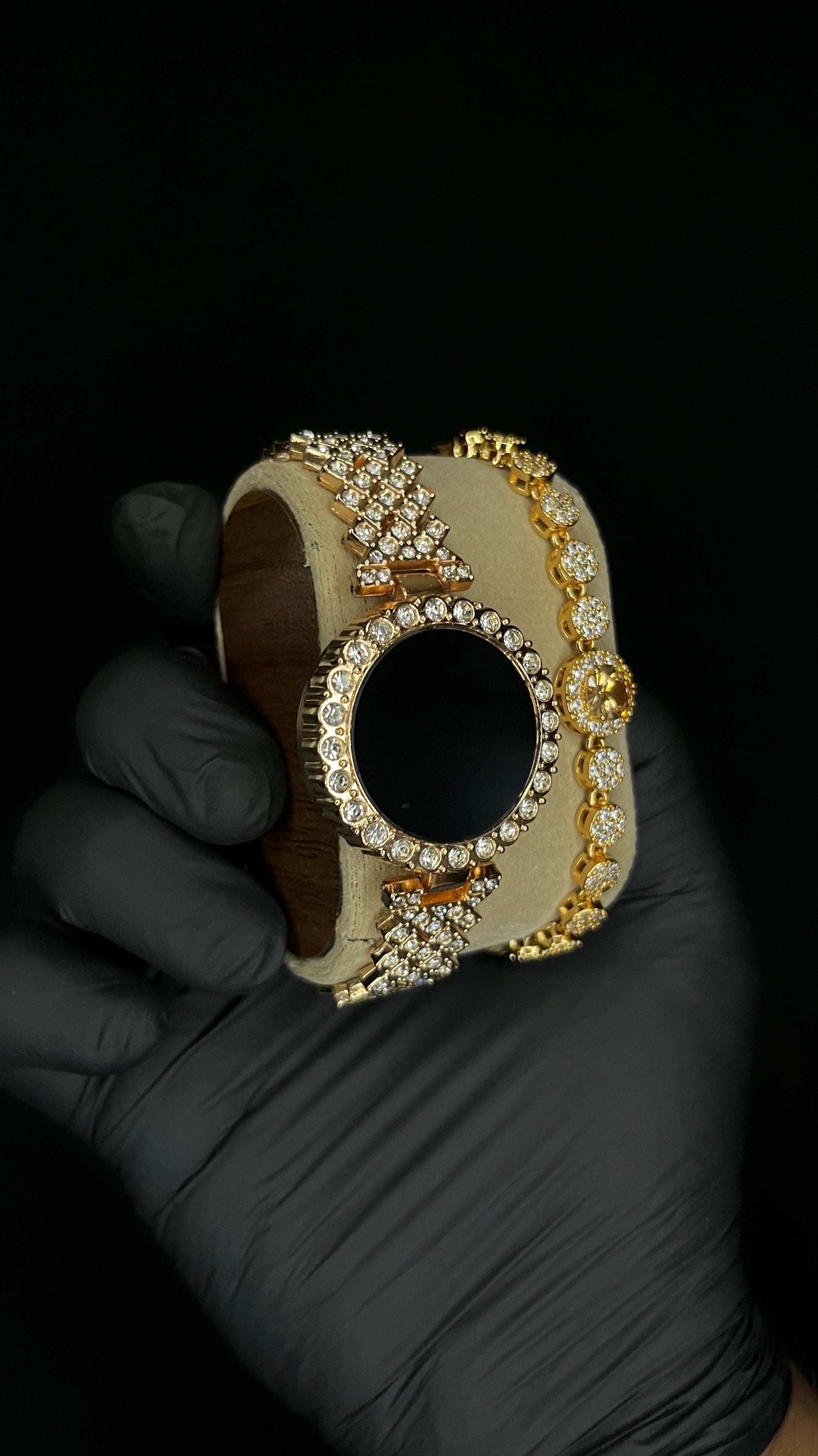 LED Ladies Watch with Elegant Stone Bracelet – Perfect Gift with Free Delivery & Box